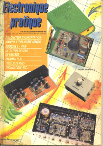 Electronique pratique n°87 novembre 1985